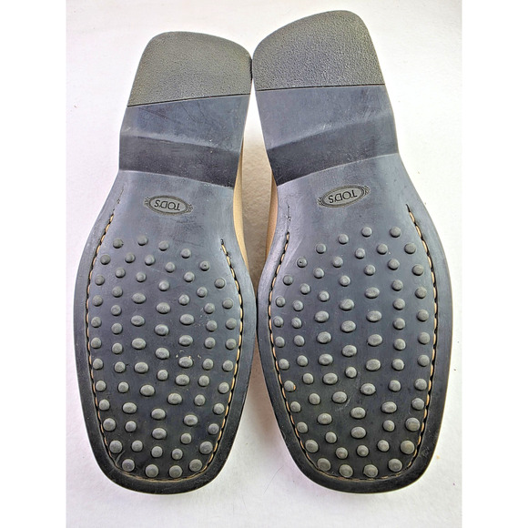 Tod’s Desert Chukka Boots Mens Sz 8 Tan Suede Lace Up Luxury Casual Ankle Boots - Picture 7 of 9